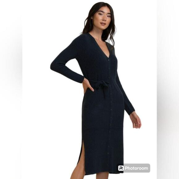 Ricki's Belted Button-Front Sweater Dress - Women's - Picture 3 of 11